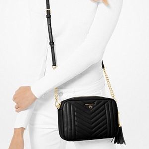 Michael Kors Quilted Crossbody Leather Bag